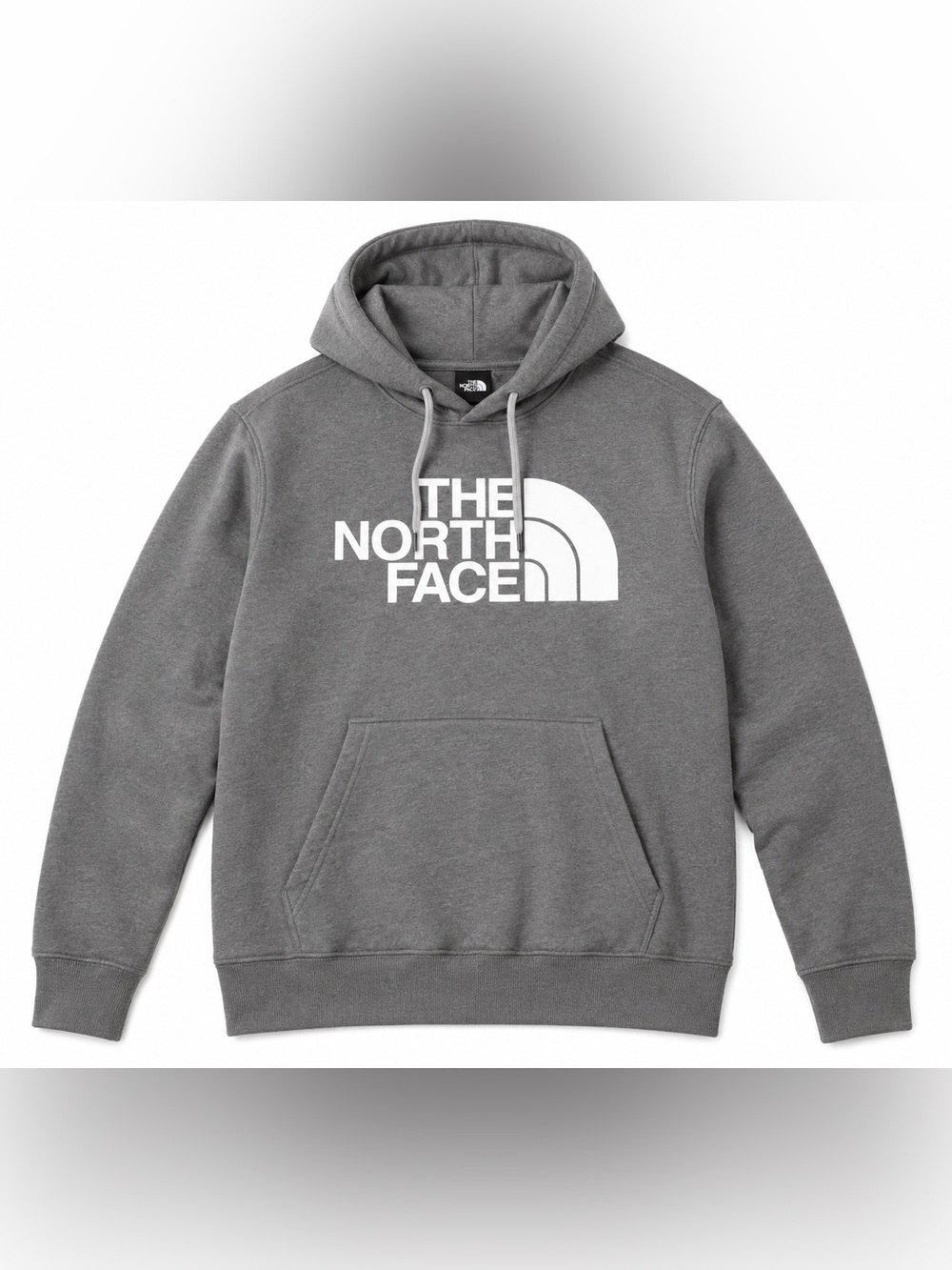 NWT The North Face Pullover Hoodie Men’s Medium Gray Logo Sweatshirt